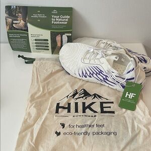 HIKE Women's Athletic Shoes - White and Purple